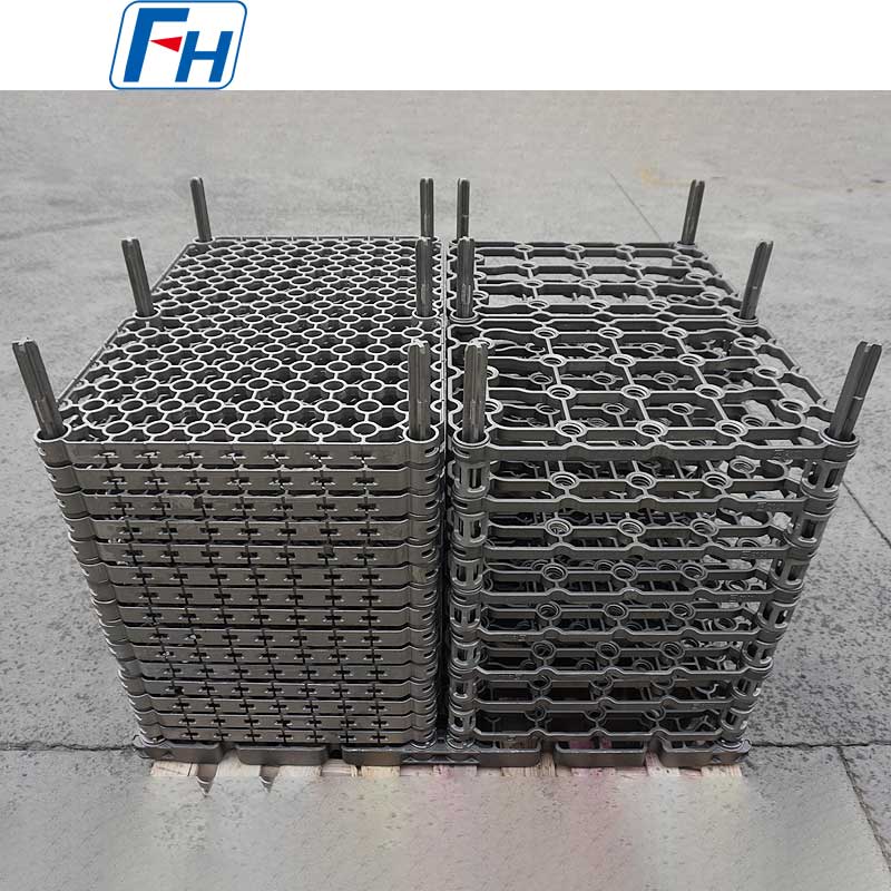 Ipsen、AFC、ALD 炉および部品用のカスタム両面熱処理治具 | FH®
