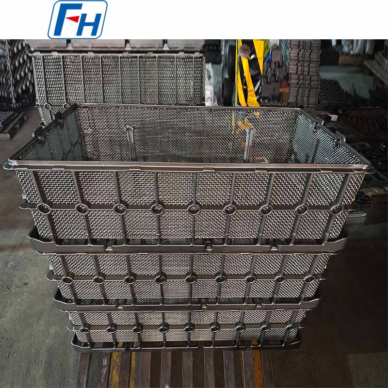 FH® 真空炉用途向けの積み重ね可能な熱処理バスケット